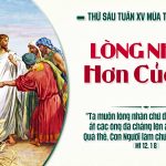 Thứ Sáu tuần XV Thường Niên