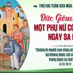Thứ Hai tuần XXX Thường Niên